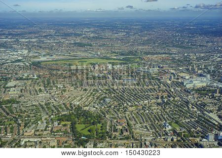 Aerial View Of London