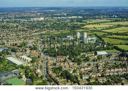 Aerial View Of London