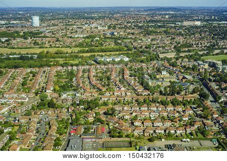Aerial View Of London