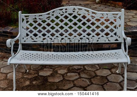 outdoors day empty gravel white  no people chair