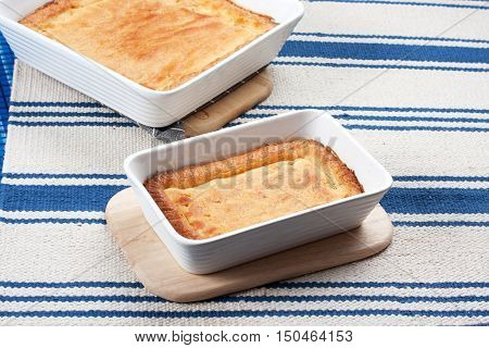 Mazurka Cake On White Blue Tablecloth 1