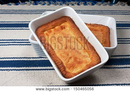 Mazurka Cake On White Blue Tablecloth 4