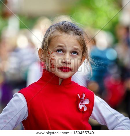 Editorial, 02Nd October 2016: Barr, France: Carnival And Parade Throught The Streets. Fancy-dress Ha