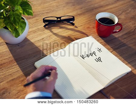 Keep It Simple Smiling Concept