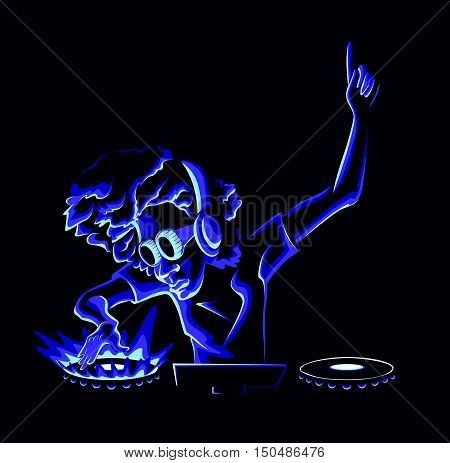 Dj mixing sound Disco Techno Electronic Audio