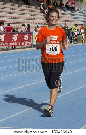 CAGLIARI, ITALY - November 4, 2012: 5th Half Marathon - 4th memorial Delio Serra - Sardinia