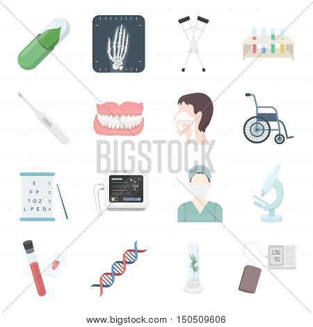 Medical icons set. Vector collection of medical equipment or medical drug. Unique design of medical, healthcare and hospital icons - stock vector