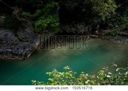Mirna River In Kotli, Istra, Croatia