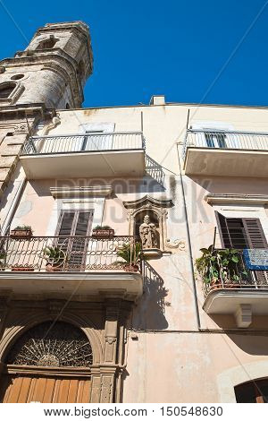 Alleyway of Acquaviva delle fonti. Puglia. Italy.