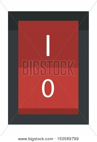 Parts of machinery flat mechanism manufacturing work detail design. Gear mechanical equipment part industry mechanism icon. Vector technology icon industry engineering technical factory mechanism