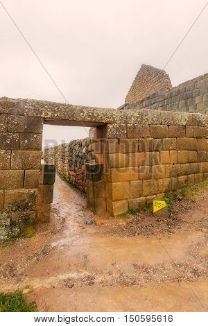 Ruins Of Ingapirca Inca City Canar Province Ecuador South America