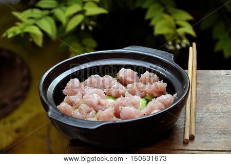 Vietnamese Food, Fish With Bitter Melon
