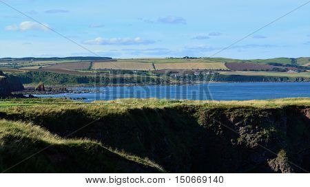 A scenic coastal image from Berwickshire in south east Scotland.