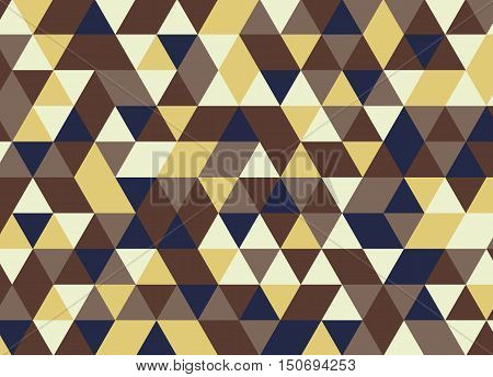 Colorful Geometric Triangle Pattern. Abstract Vector Background.