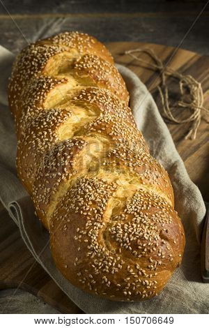 Homemade Sesame Challah Bread