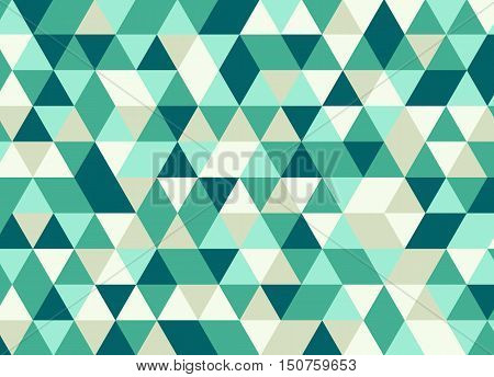 Colorful Geometric Triangle Pattern. Abstract Vector Background.