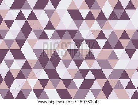 Colorful Geometric Triangle Pattern. Abstract Vector Background.