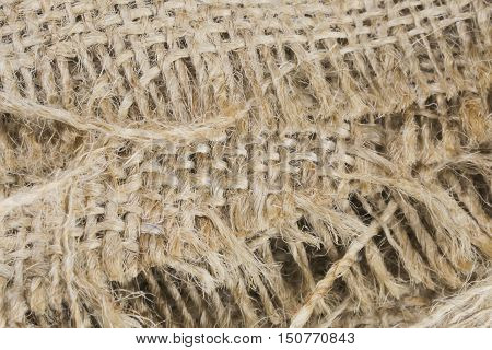 burlap texture background, old Brown burlap exture