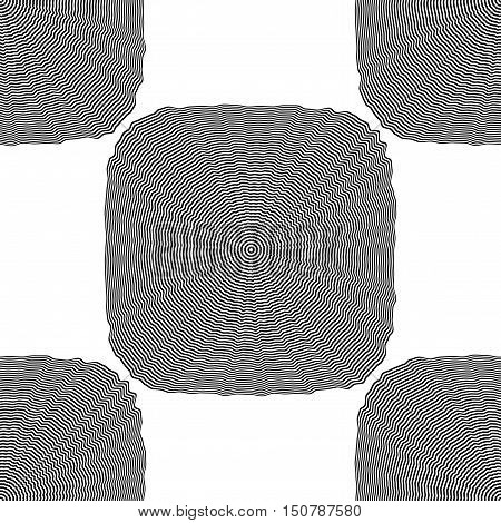 Design Seamless Monochrome Square Background