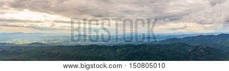 Mountain panorama view PaHinNgam National Park, Chaiyaphum Province, Thailand