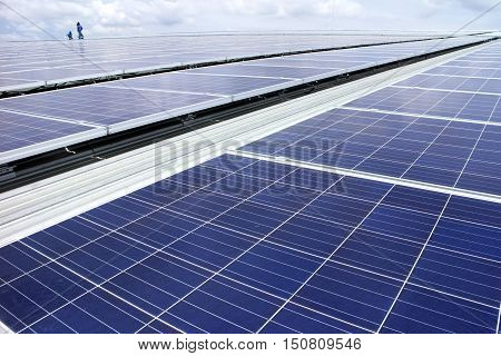 Large Scale Rooftop Solar PV Power Plant