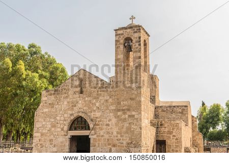 Chrysopolitissa Church of the fourth century in Paphos, Cyprus.