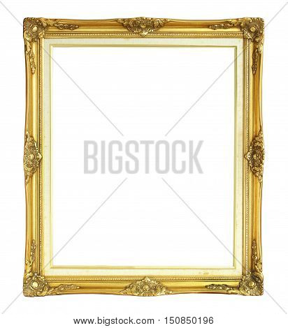 Victorian Style Photo Frame isolated on white background