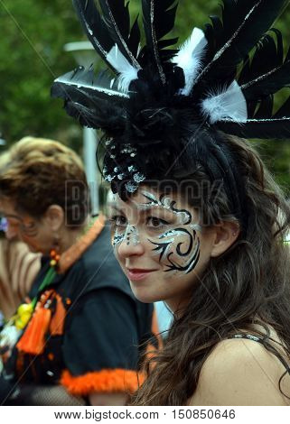 Sydney Australia - March 2 2013. Mardi Gras is an annual event for gay/lesbian acceptance. LGBT pride parade and festival. The world's most joyous and spectacular celebration of LGBTQI pride.