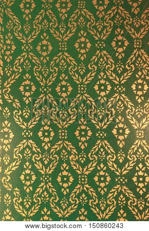 Thai traditional Background or Thai art pattern