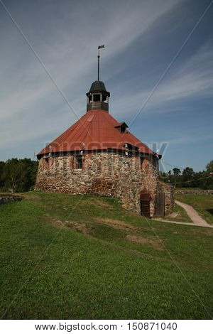 Old Korela fortress in the town of Priozersk, Russia