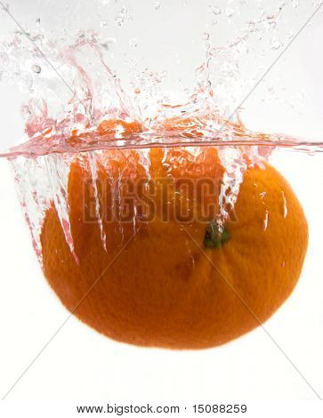 Orange splash