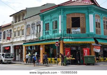 Little India District In Singapore
