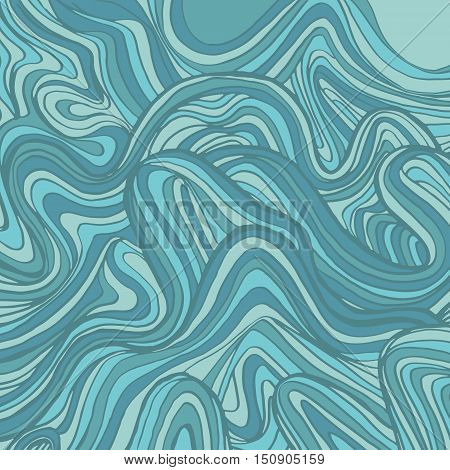 Doodle seamless background. Zentangle pattern. Hand drawing texture. Kaleidoscope psychedelic elements. Vector illustration