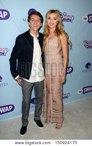 LOS ANGELES - OCT 5:  Jacob Bertrand, Peyton List at the 