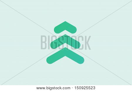Abstract logo. Minimalistic logo design. Creative logo. Beautiful and simple element. Pine logo. Tree logo