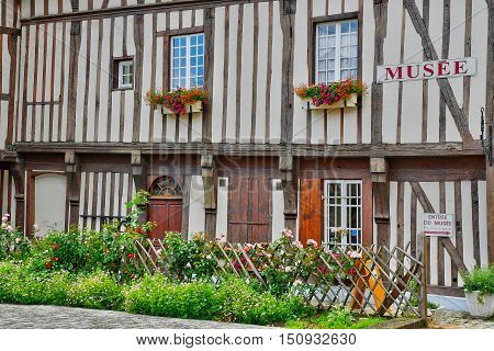 Neufchatel en Bray France - june 23 2016 : the Mathon Durand museum