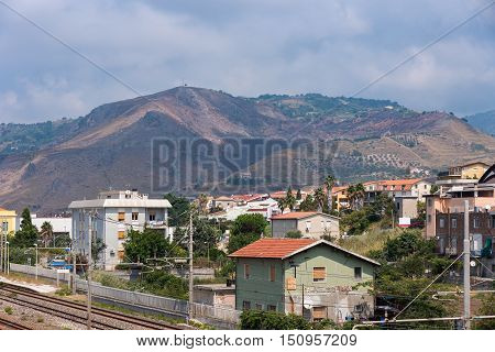 View of Campora San Giovanni town in Calabria Italy