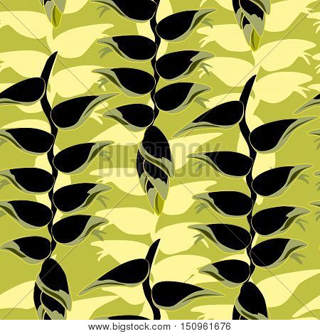 Oriental floral seamless pattern. Flower geometric ornamental background. Floral ethnic tiled ornament with flowers.