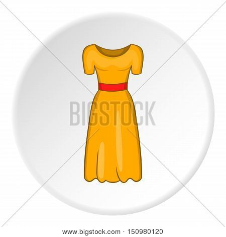Women fancy dress icon. Cartoon illustration of women fancy dress vector icon for web