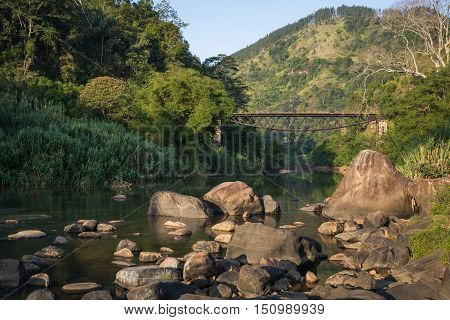 Ulapane Bridge (Fool's bridge) , Sri Lanka. Built in British colony era, locals say fool's bridge for its upside down look. Yet it's standing still.