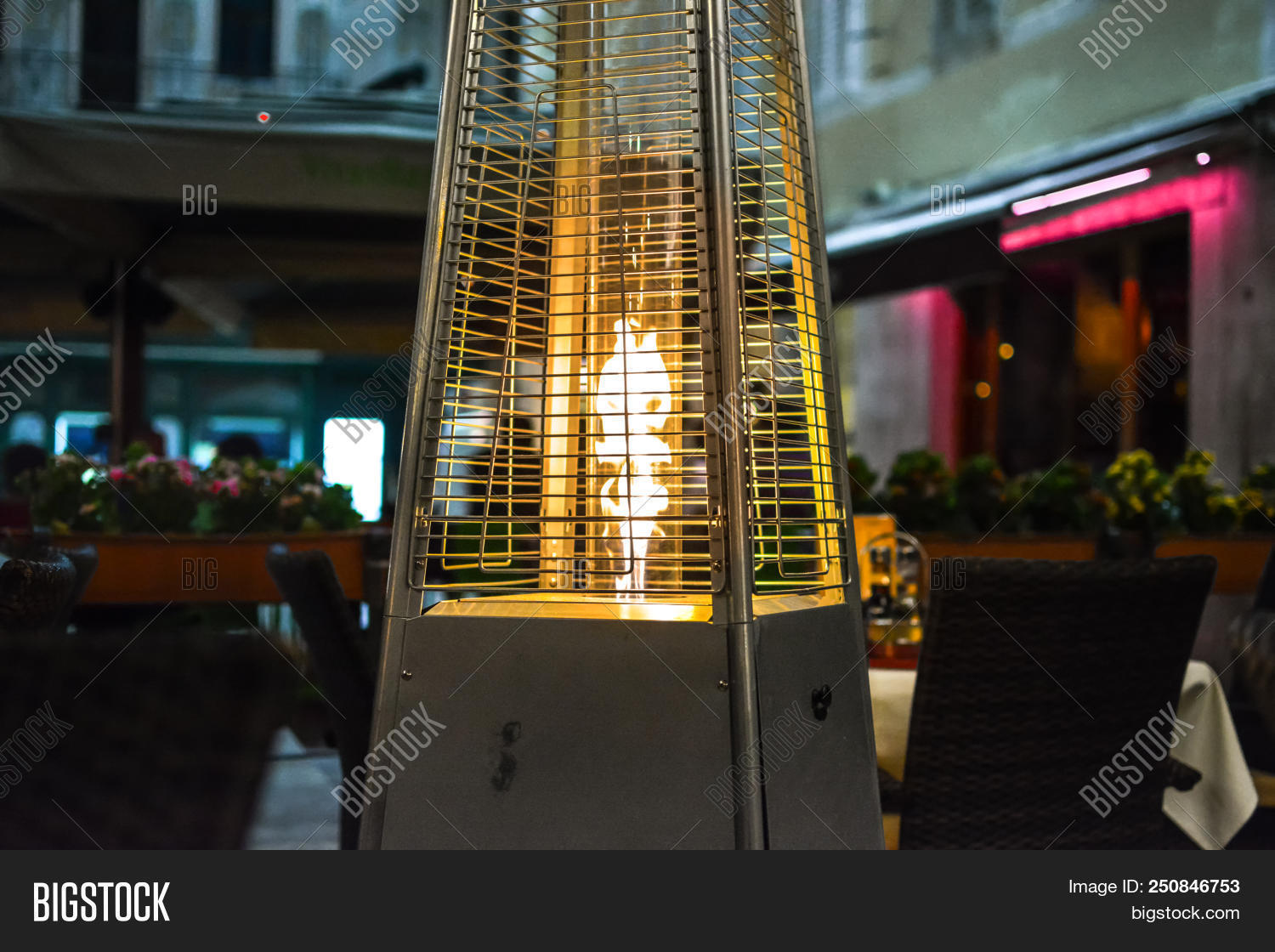 Flame Patio Heater Image & Photo (Free Trial) Bigstock