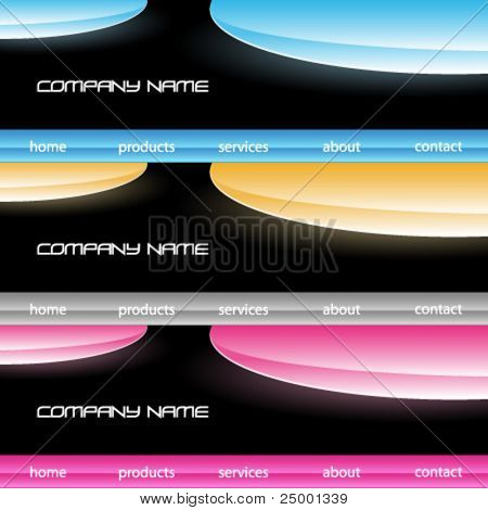vector website user interface