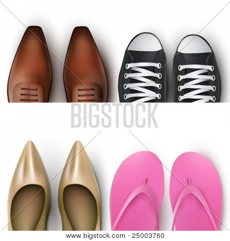 Vector illustration de chaussures