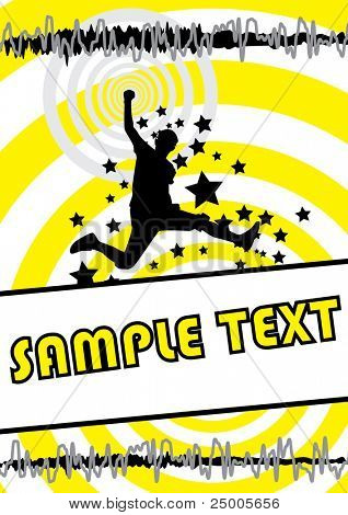 Abstraktní grunge design. Vektor.