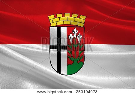 Flag Of Fulda In Hesse, Germany