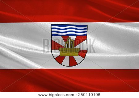 Flag Of Oberzissen Is A Municipality In The District Of Ahrweiler, In Rhineland-palatinate, Germany.