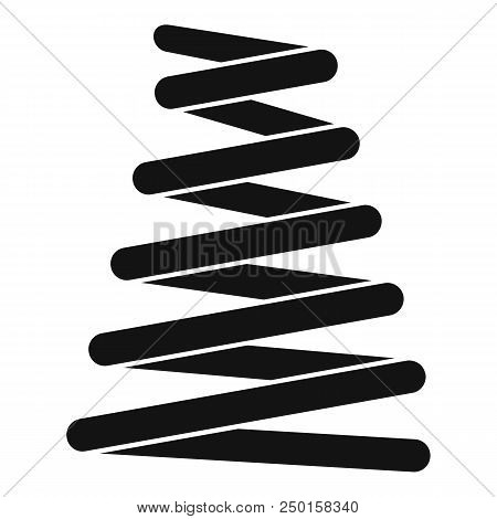 Car Spring Coil Icon. Simple Illustration Of Car Spring Coil Vector Icon For Web Design Isolated On 