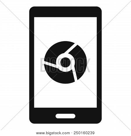 Smartphone Web Surf Icon. Simple Illustration Of Smartphone Web Surf Vector Icon For Web Design Isol