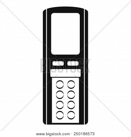 Remote Control Conditioner Icon. Simple Illustration Of Remote Control Conditioner Vector Icon For W