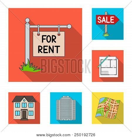 Realtor, Agency Flat Icons In Set Collection For Design. Buying And Selling Real Estate Vector Symbo